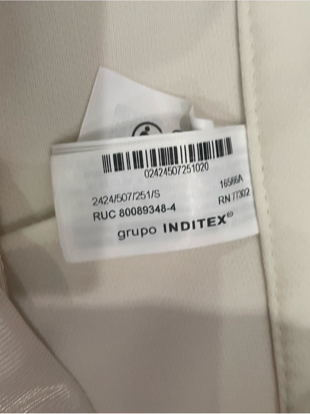 ZARA WHITE PANT SUIT SET SIZE SMALL - Picture 11 of 12